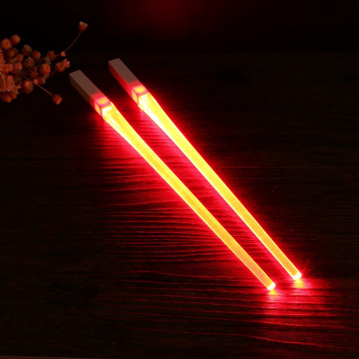 LED Lightsaber Chopsticks with Durable Portable BPA Free and Food Safe Tableware