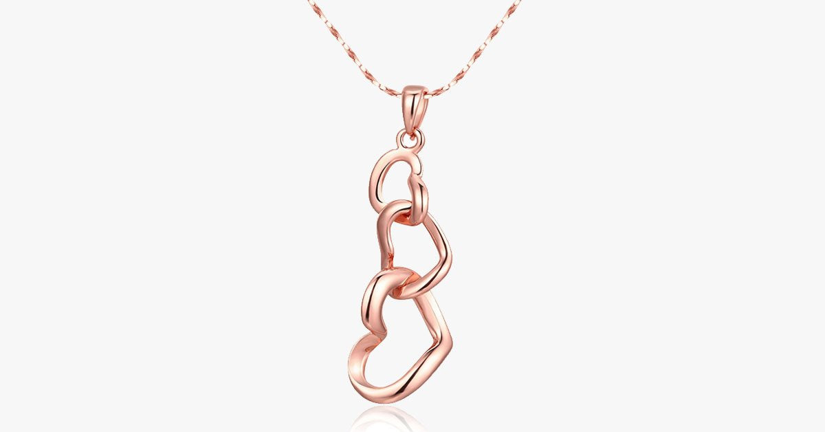 Three Hearts Necklace