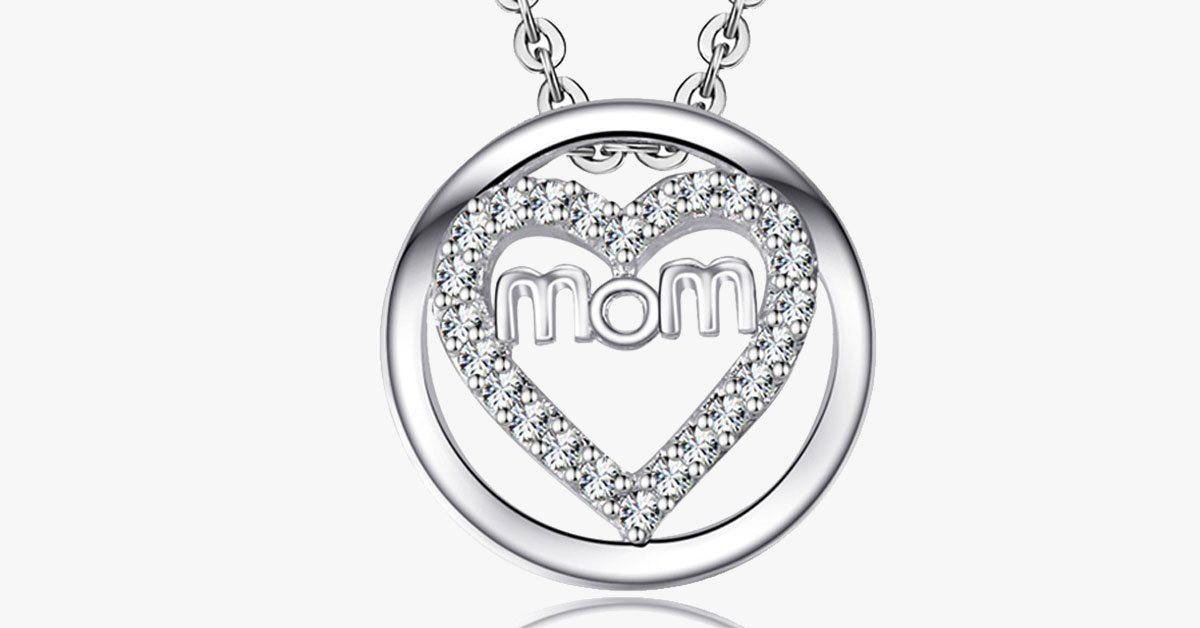 Mom Heart Pendant