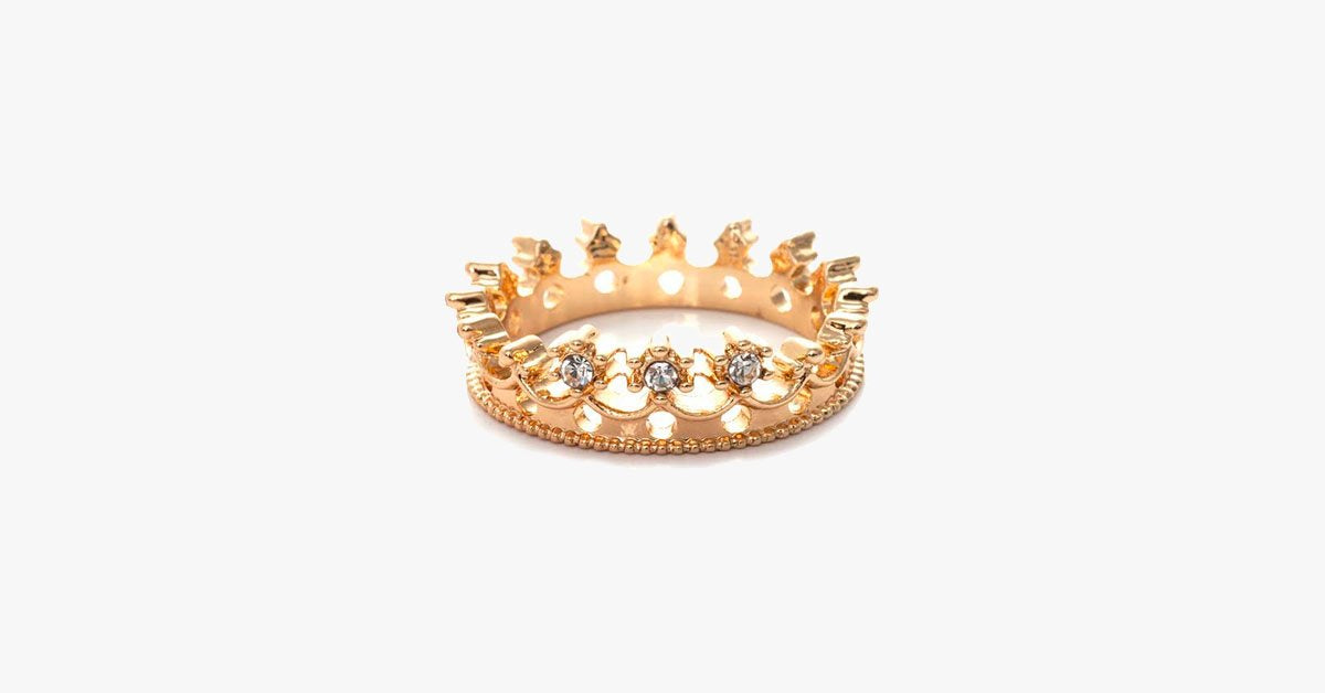 Flash Drill Crown Ring