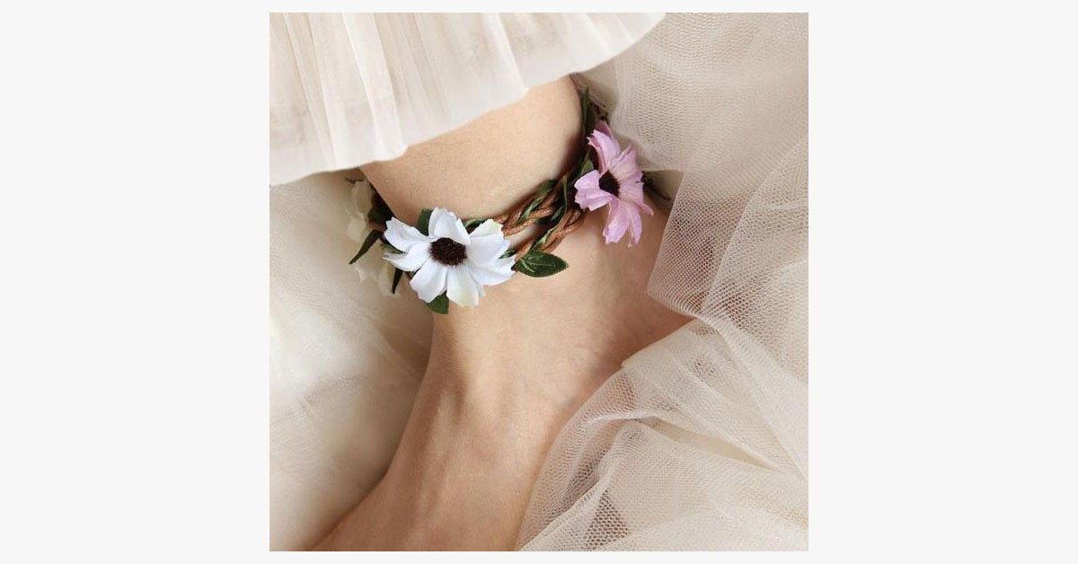 Floral Anklet
