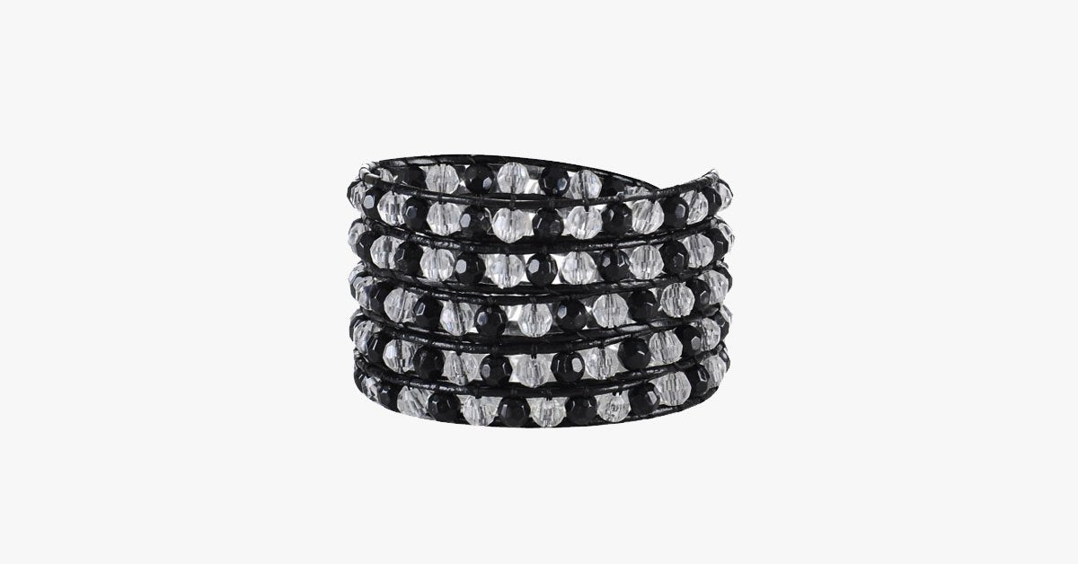Chessboard Wrap Bracelet