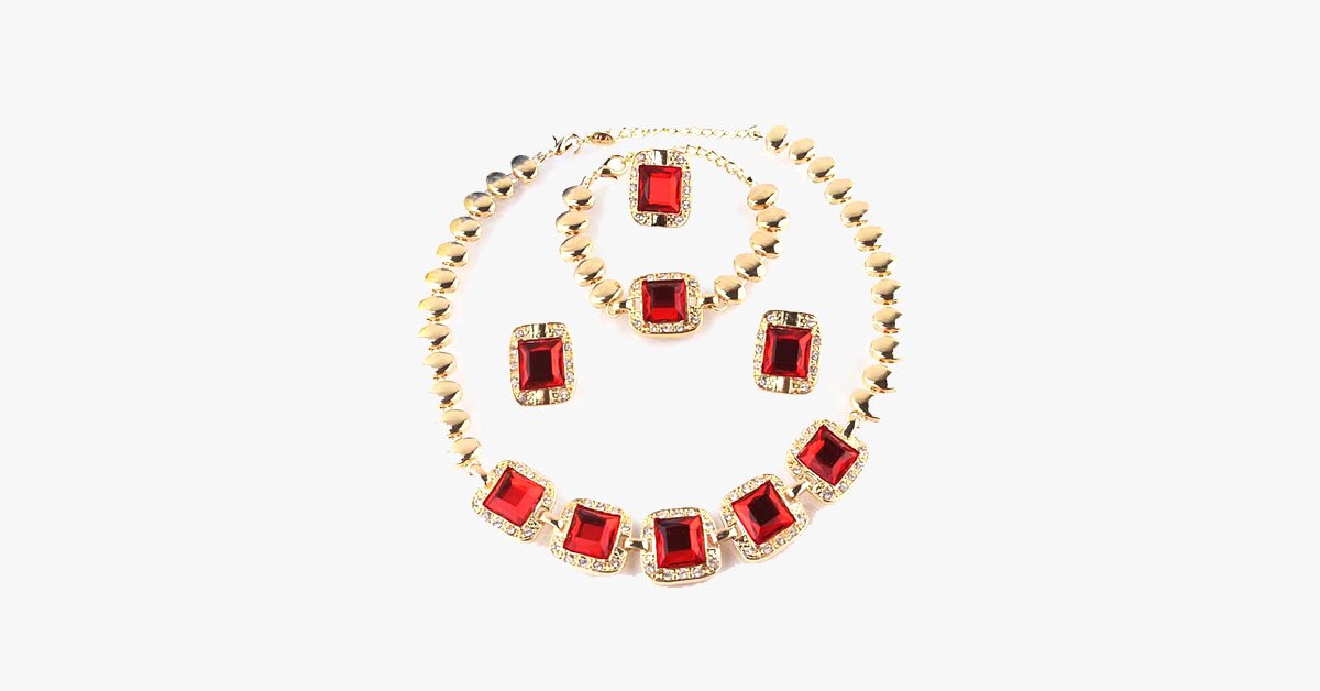 Bold Garnet Set