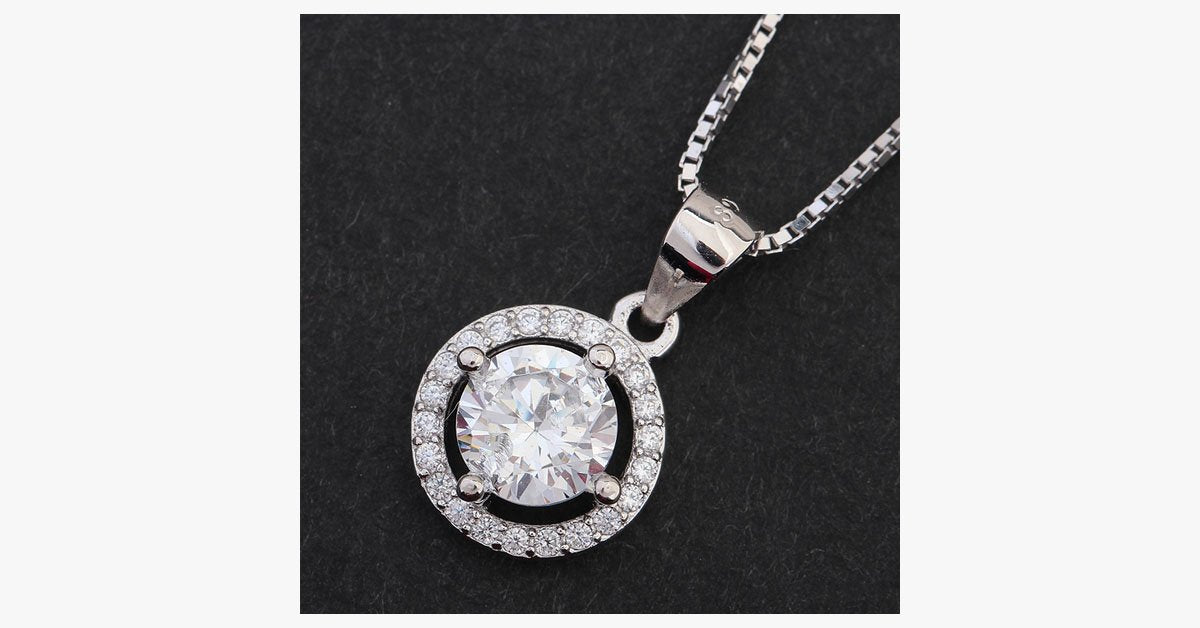 Circle Crystal Pendant
