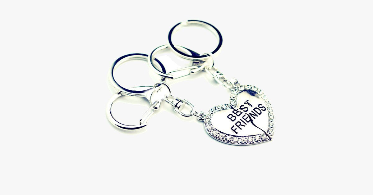 Best Friends Keychain