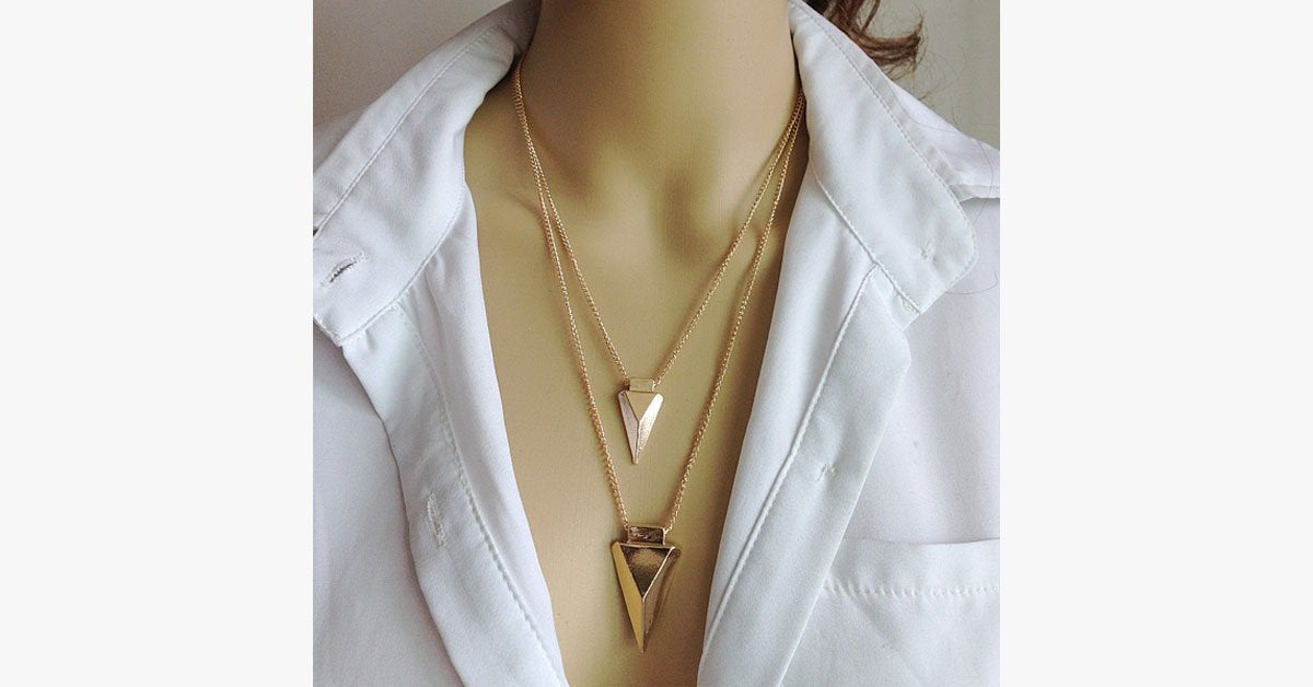Multi-Layer Arrow Necklace
