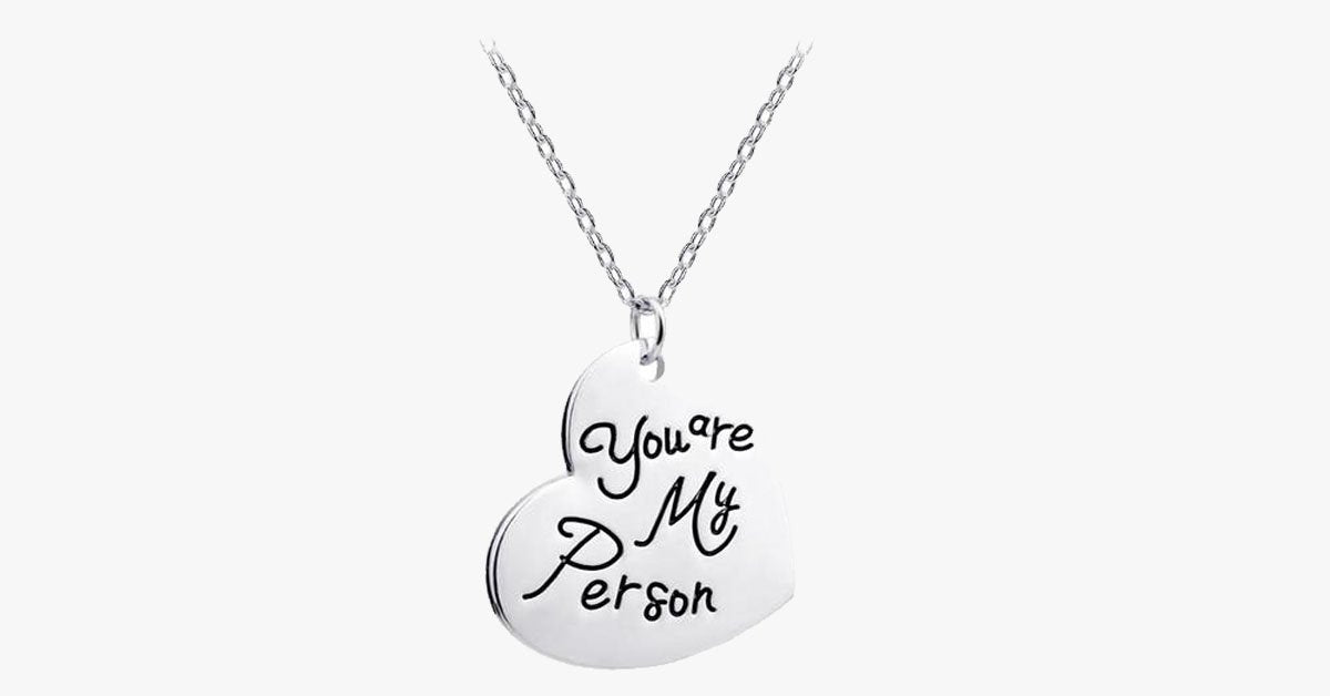 You Are My Person White Gold