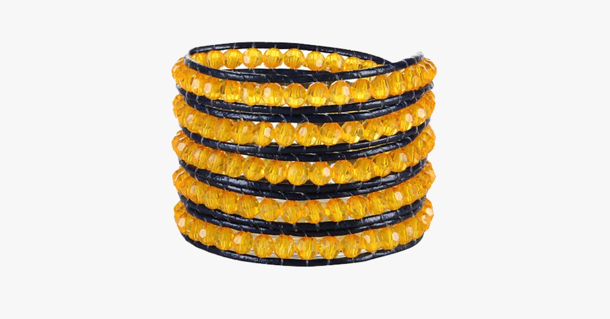 Yellow Midas Wrap Bracelet