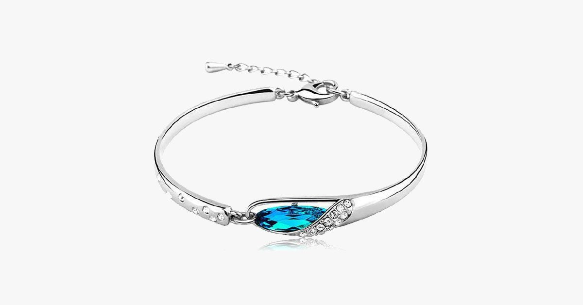 Blue Crystal Bracelet