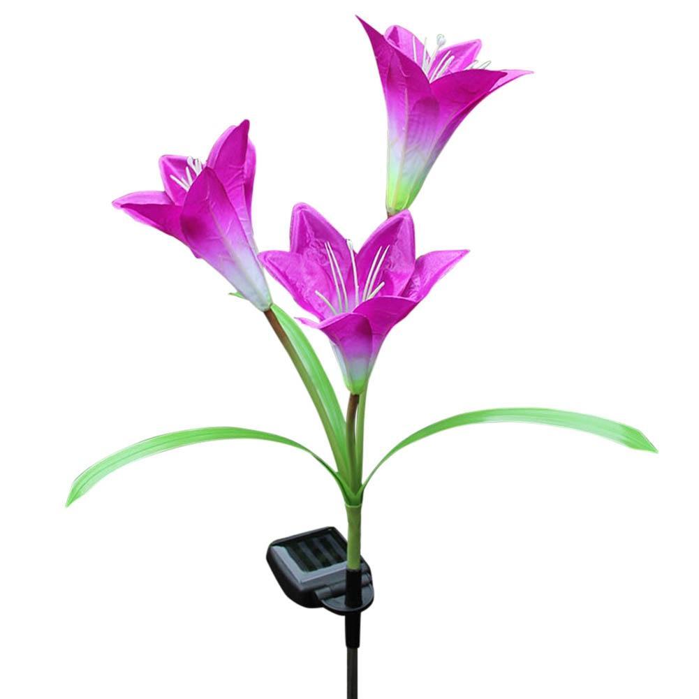 Solar Powered LED Garden Flower