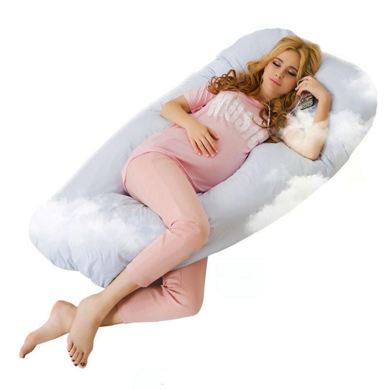 Pregnancy Body Pillow - U Shaped with Removable Cover