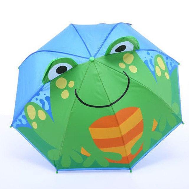 Cartoon Patterns Umbrellas Kids Boys Girls Paraguas Parasol