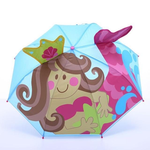 Cartoon Patterns Umbrellas Kids Boys Girls Paraguas Parasol