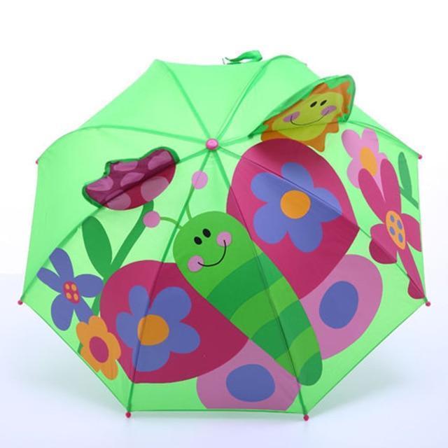 Cartoon Patterns Umbrellas Kids Boys Girls Paraguas Parasol