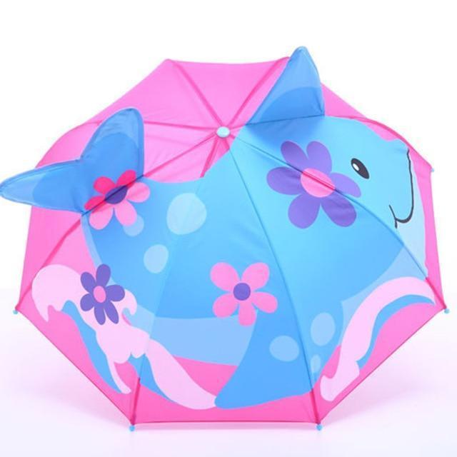 Cartoon Patterns Umbrellas Kids Boys Girls Paraguas Parasol