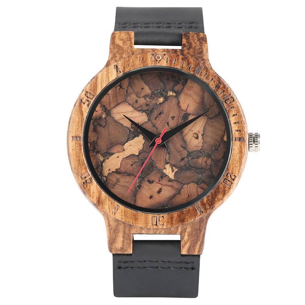 Mens Wooden Watch - Original Wood Quartz Wristwatches