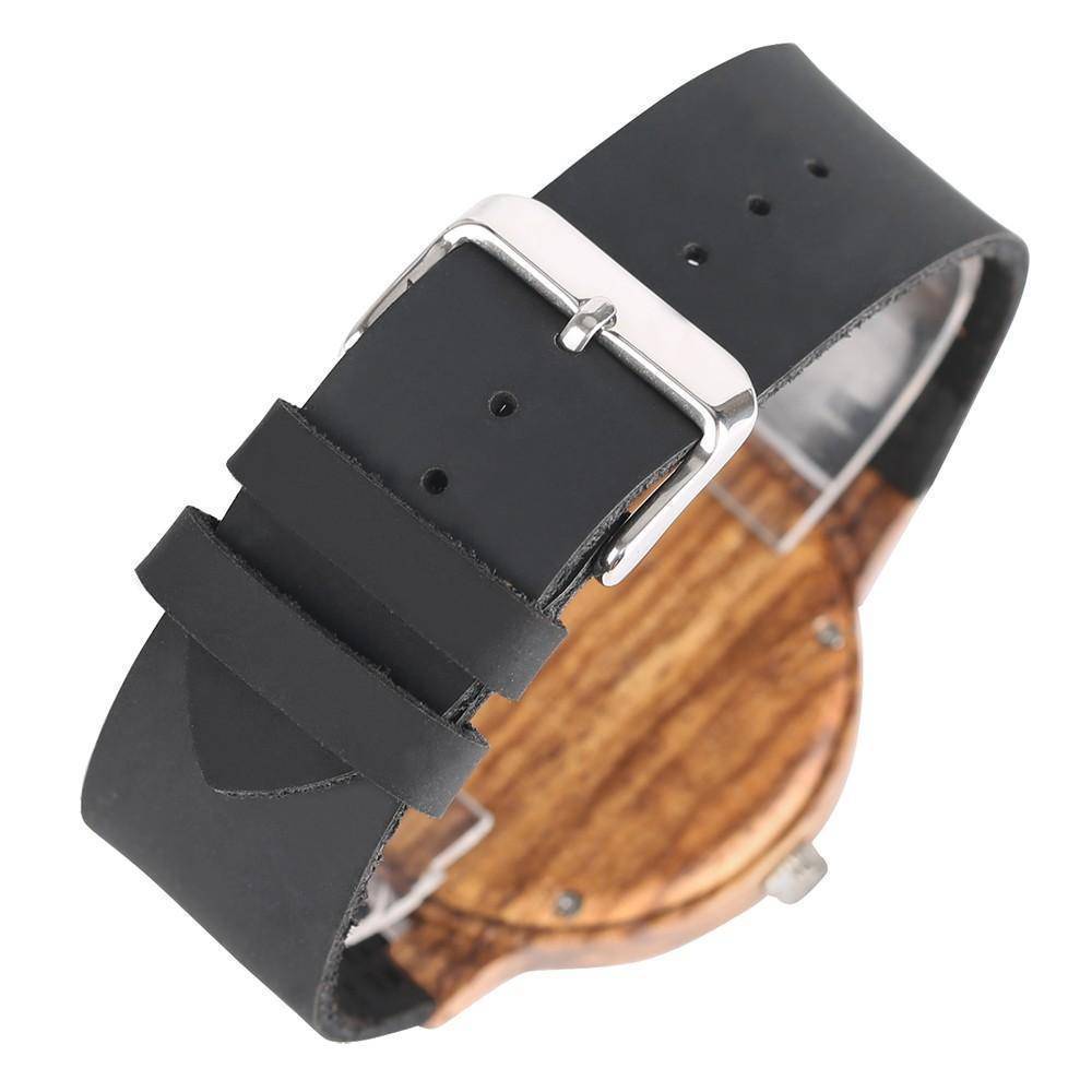 Mens Wooden Watch - Original Wood Quartz Wristwatches