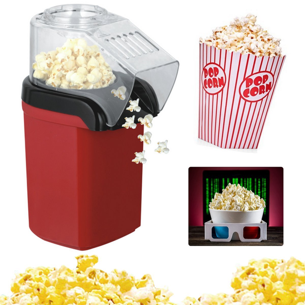 Mini Electric Popcorn Maker