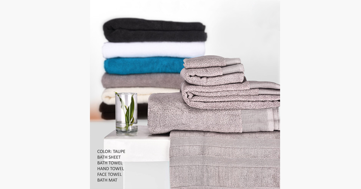 Ultra Soft 5 Piece Towel Set