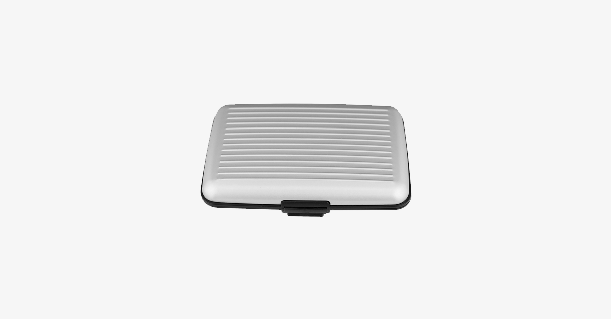 Foldable Unisex RFID Blocking Wallet - Made From Aluminum - Snap Closure - Expandable Pockets - Secure Your Credit Cards