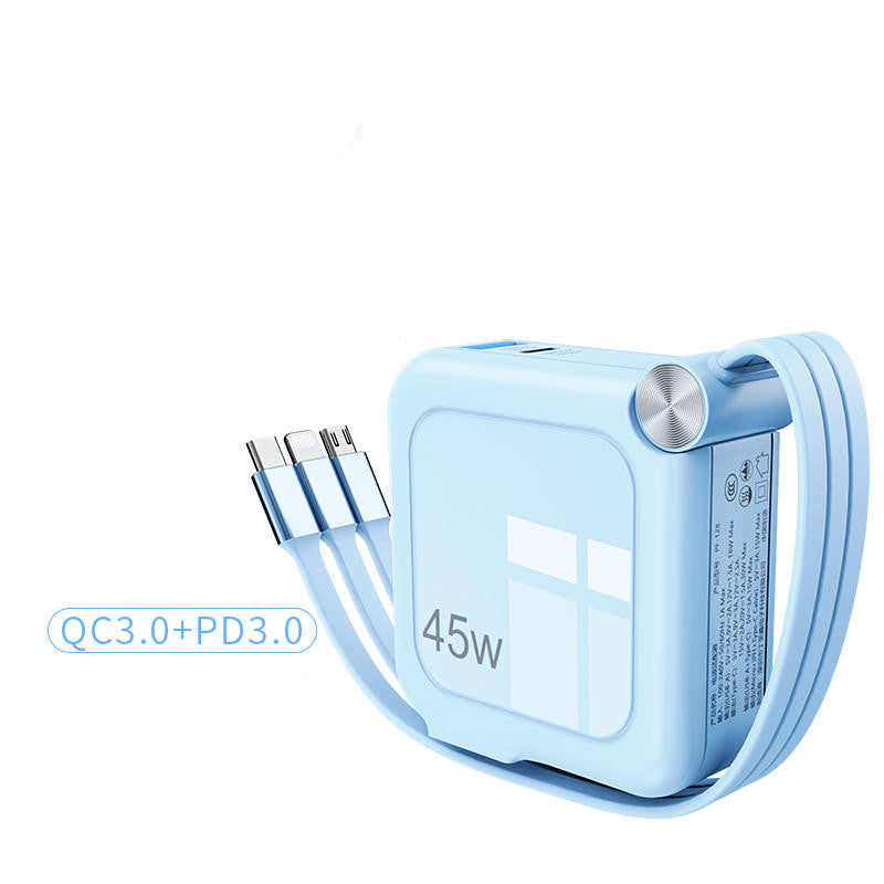 Multifunctional Telescopic All-In-One Travel Charger (US Standard)