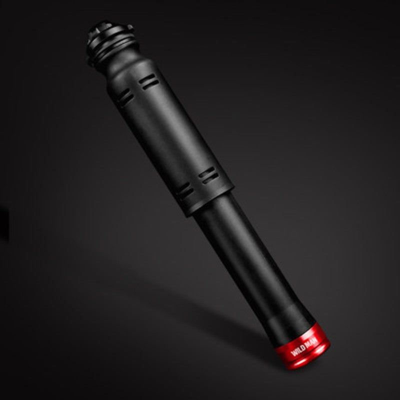 Portable Mini Bicycle Pump, with Built-in Hose, 2 Inflatable Nozzles & 110PSI Air Pressure, for Bicycle, Football, Basketball & More