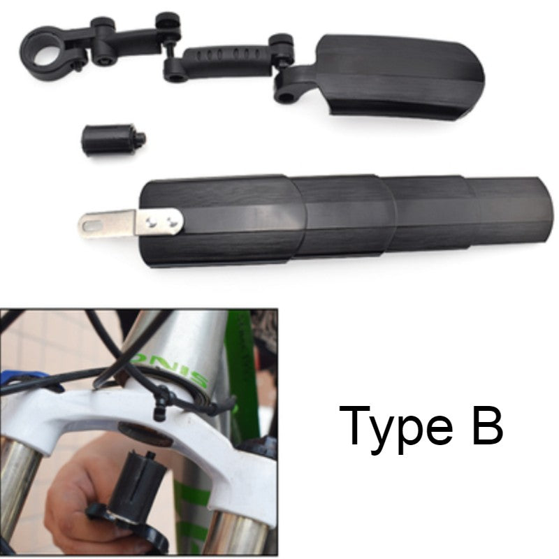 Retractable Bike Fenders Set, for Front and Rear Wheels (2PCS)