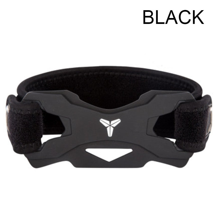 Patella Knee Brace Stabilization Strap, with Elastic Silicone Pad, Breathable & Adjustable Design, for Running, Cycling, Squats & More (1 Pair)
