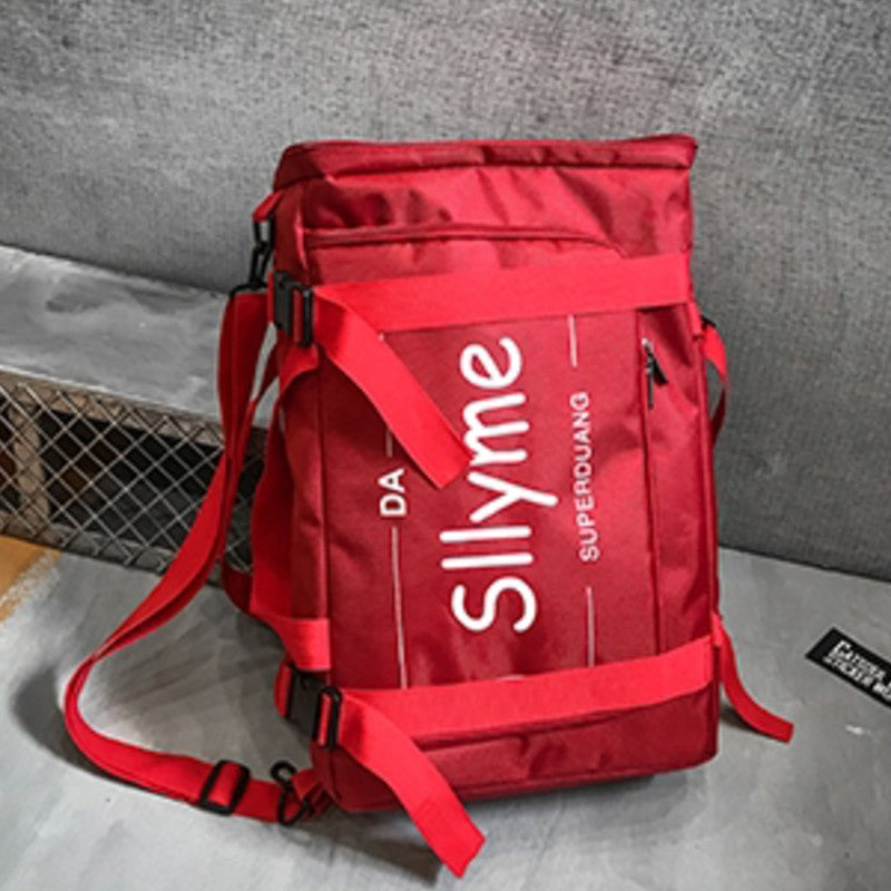 Stylish Backpack with Skateboard Fix Strap, Three Ways to Wear & Large Capacity, for Camping, Outdoor & More