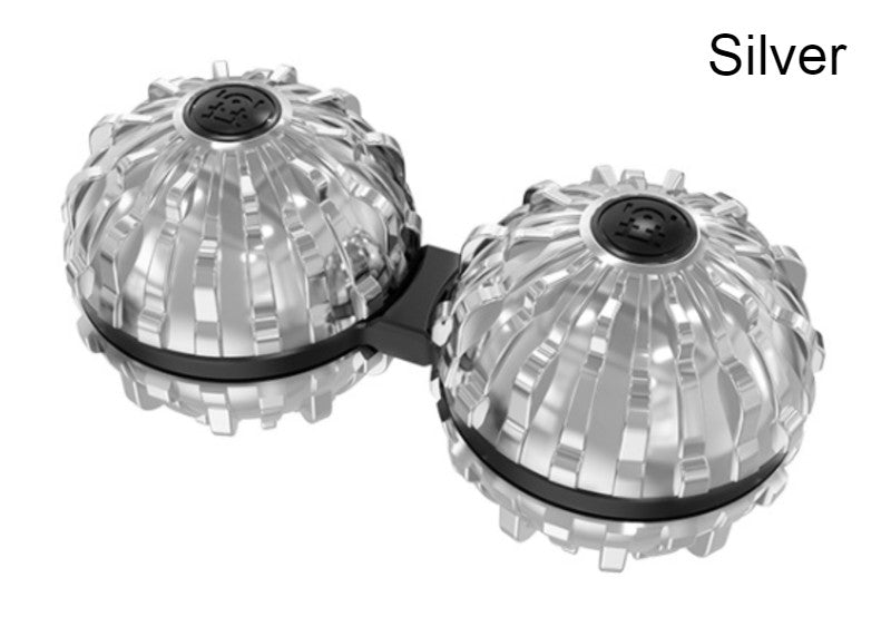 Portable Anti-Stress Body Massager Ball, with Zinc Alloy Material, for Adults and Kids