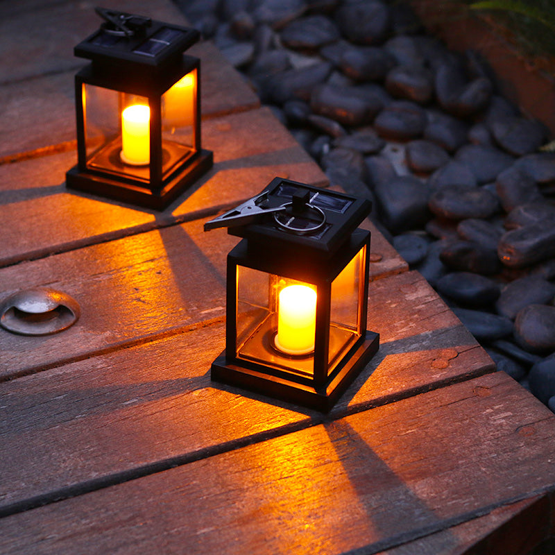 Solar Outdoor LED Decorative Lights, with Clip, Auto ON/OFF & No Wire Required, for Backyard, Balcony, Driveway & More (4-Pack)
