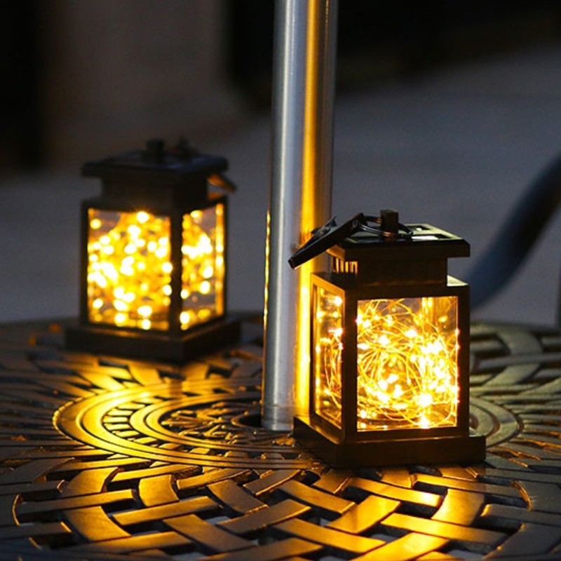 Solar Outdoor LED Decorative Lights, with Clip, Auto ON/OFF & No Wire Required, for Backyard, Balcony, Driveway & More (4-Pack)
