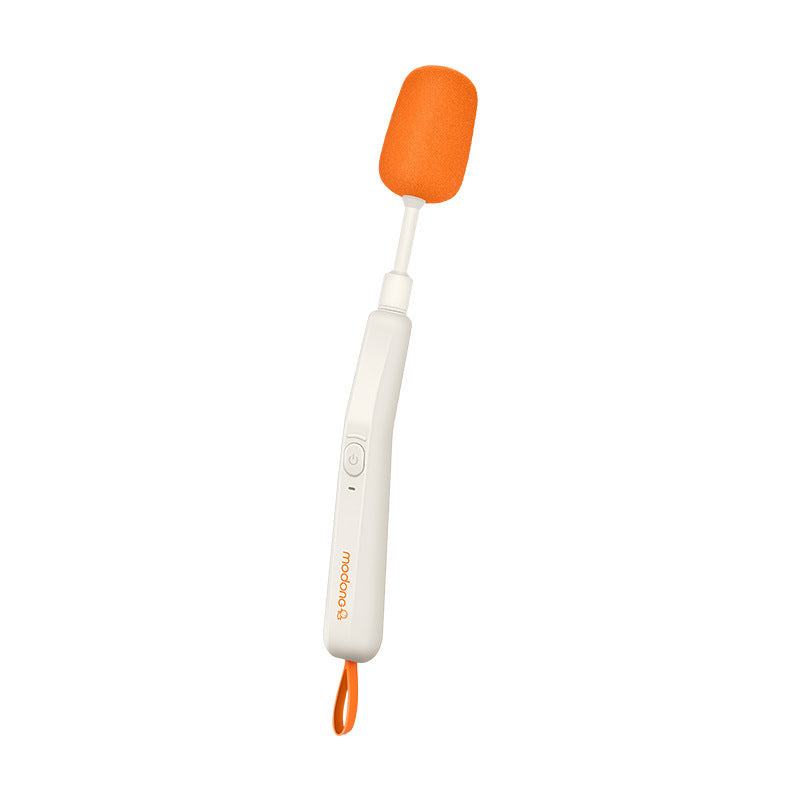2-in-1 Rechargeable Baby Bottle Brush, with Two Replaceable Heads, Ergonomic Design & Powerful Motor, for Bottle, Cup & More