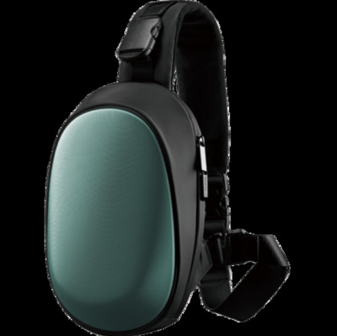 Waterproof Sling Bag, with Hard Shell, Anti-impact Design and Large Capacity, for Travel, Outing and More