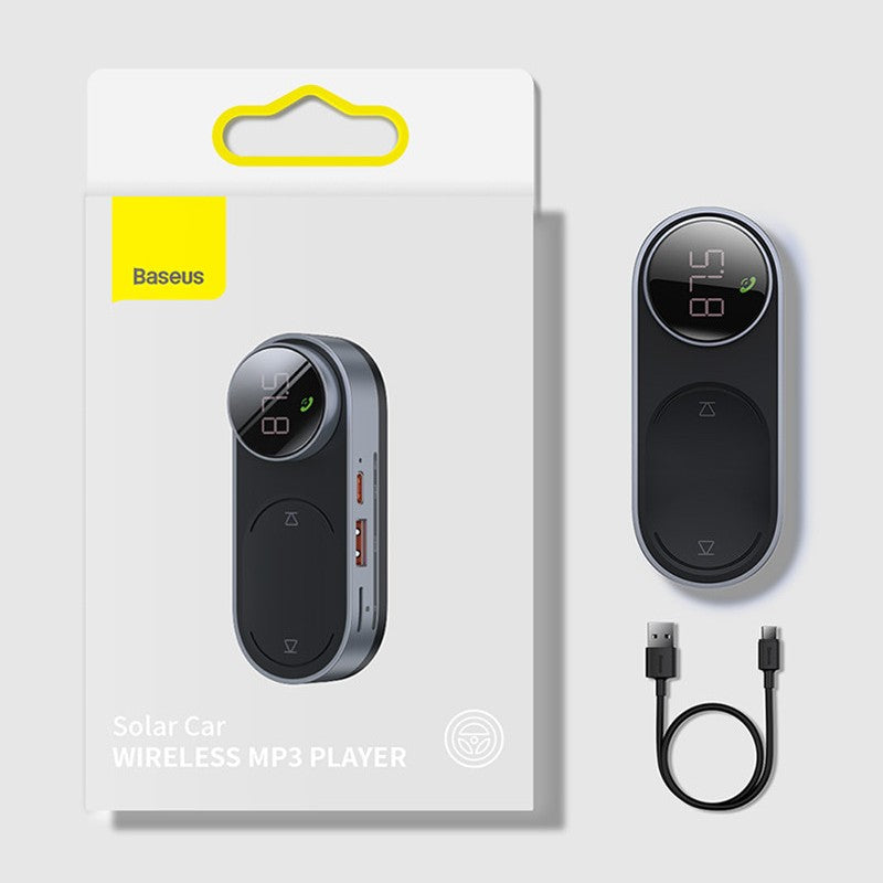 Solar Car Wireless Bluetooth 5.0 Adapter MP3 Player