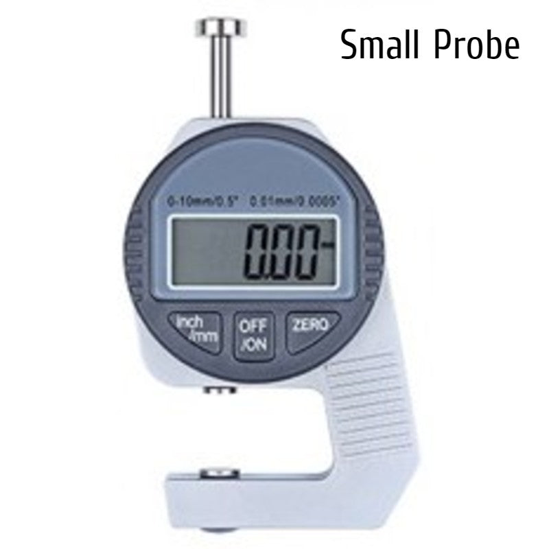 Portable Electronic Digital Dial Thickness Gauge (0~12.7mm), with Precise LCD Display, Available in Three Probes
