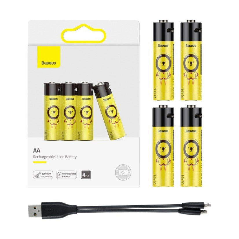 Rechargeable 1.5V 2850mWh AA Battery, for Household and Business