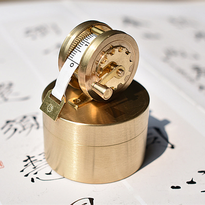 1m Portable Copper Retractable Tape Measure, with Double Scale, for Body, Sewing, Tailor & Fabric Measurement