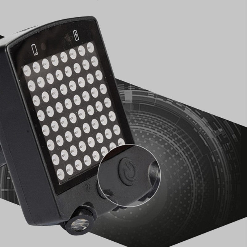 USB Rechargeable LED Bike Turn Signal Laser Light, with Remote Control & Waterproof Design