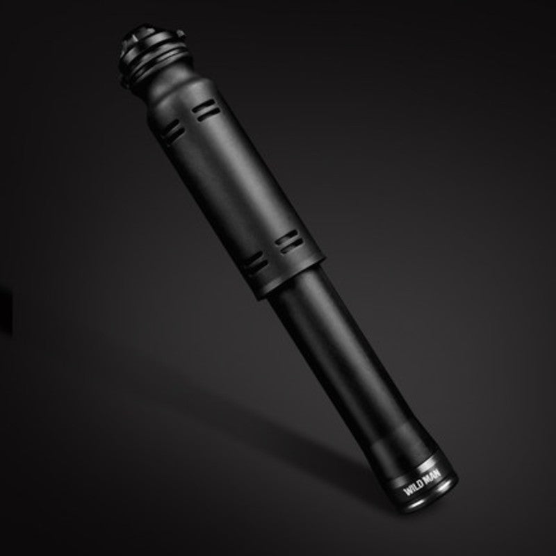 Portable Mini Bicycle Pump, with Built-in Hose, 2 Inflatable Nozzles & 110PSI Air Pressure, for Bicycle, Football, Basketball & More