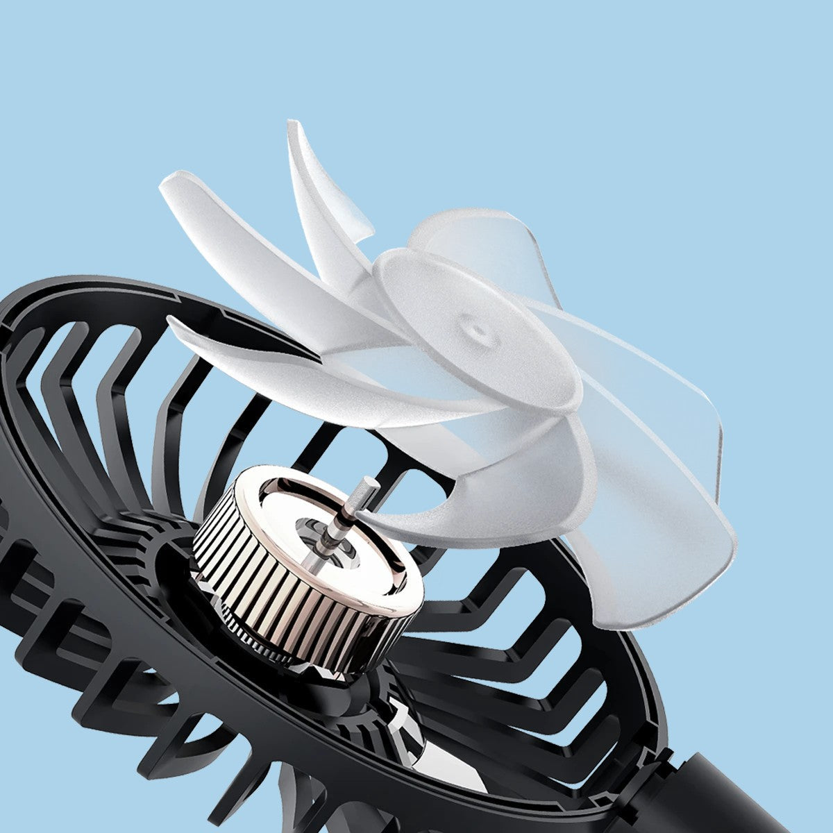 Car Headrest Cooling Fan, with 2-Speed, 360¬∞ Rotatable Design & 1.5m USB Cable, for Front & Back Seats