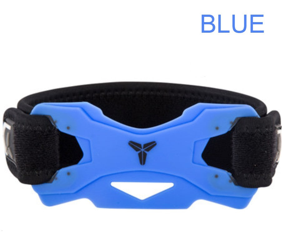 Patella Knee Brace Stabilization Strap, with Elastic Silicone Pad, Breathable & Adjustable Design, for Running, Cycling, Squats & More (1 Pair)
