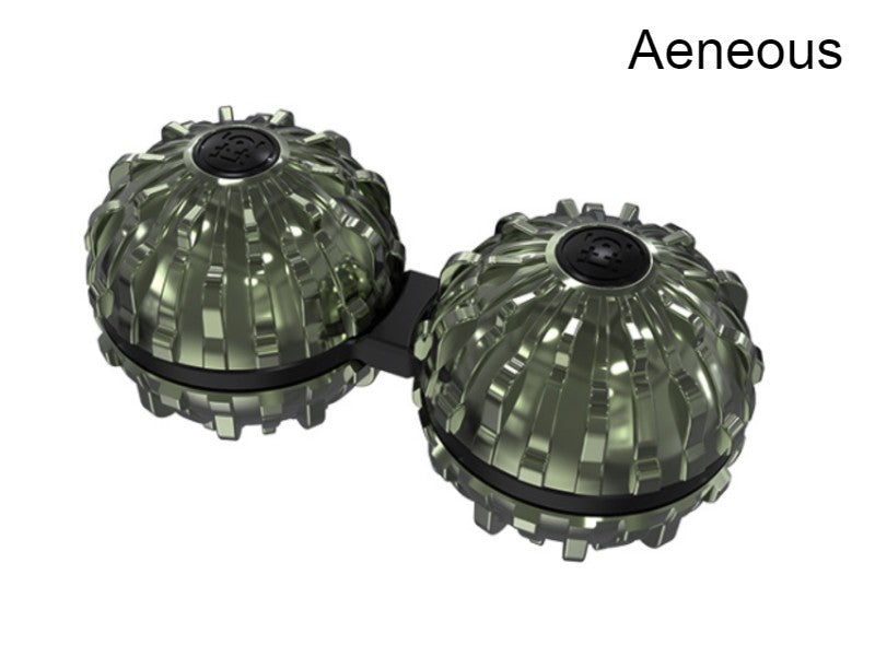 Portable Anti-Stress Body Massager Ball, with Zinc Alloy Material, for Adults and Kids