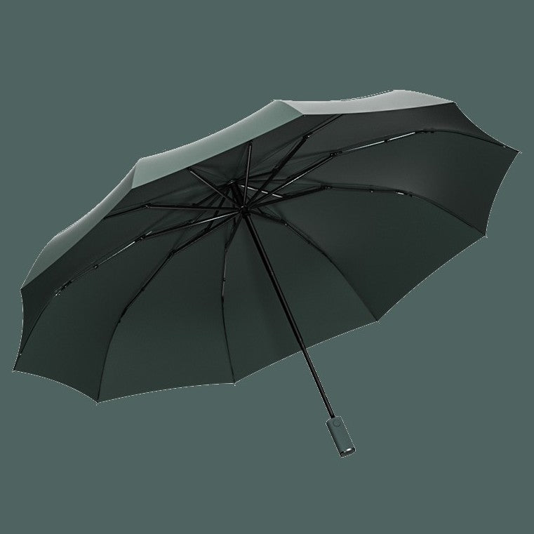 Automatic Umbrella, with Built-in LED Lighting, 100-Day Long Standby & 10 Ribs, for Heavy Rain, Night, Outdoor & More