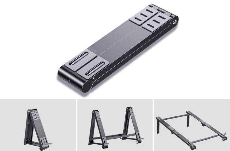 Adjustable Compact Foldable Laptop Stand, Compatible with Laptop, Tablet, Notebook & More