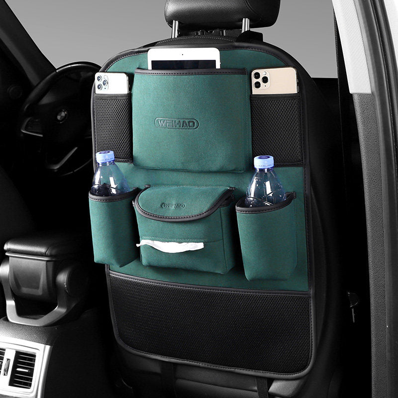 Universal Multifunction Car Seat Organizer, for Beverages, Books, Tablets, Snacks & More