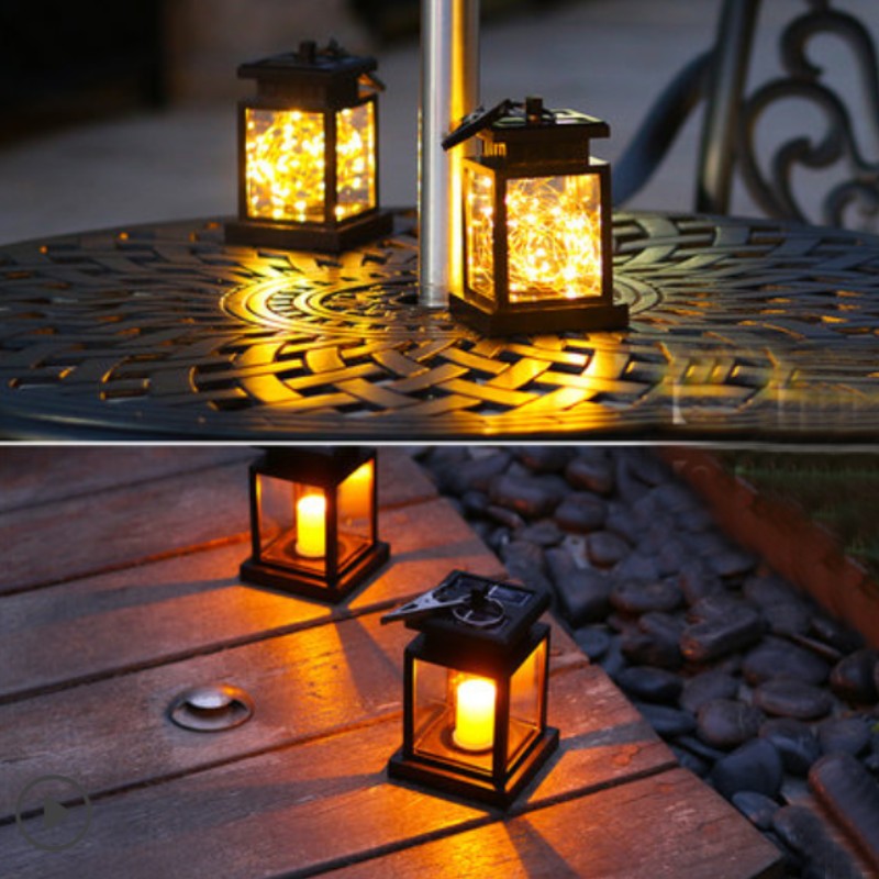 Solar Outdoor LED Decorative Lights, with Clip, Auto ON/OFF & No Wire Required, for Backyard, Balcony, Driveway & More (4-Pack)