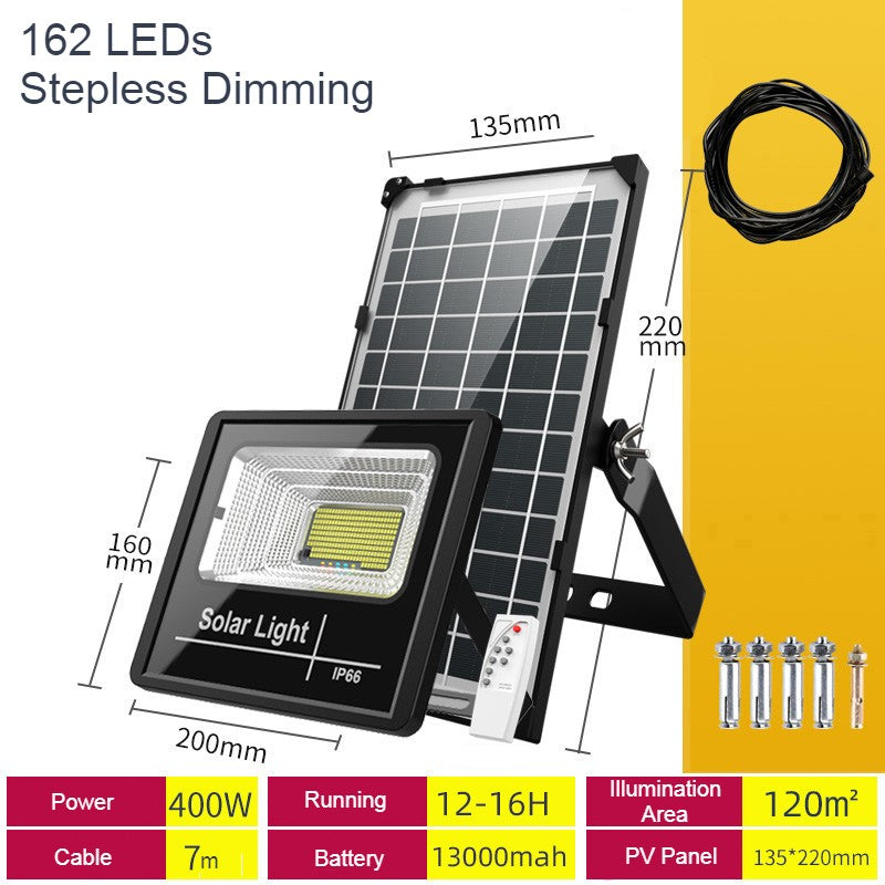 Outdoor Solar Light, with Remote Control, 7 Modes & IP66 Waterproof, for Your Garden, Yard, Pathway, Driveway & Home