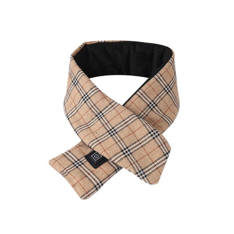 USB Heated Scarf with Built-in Power Bank & Three Temperature Settings, for Warmth & Neck Pain Relief