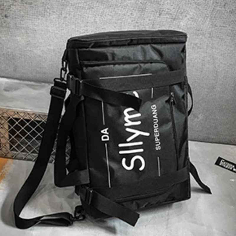 Stylish Backpack with Skateboard Fix Strap, Three Ways to Wear & Large Capacity, for Camping, Outdoor & More